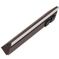 Task Lighting 12.5" 5.5 watt 120 volt Tunable Bronze Remote Power Series LED Lighted Power Strip